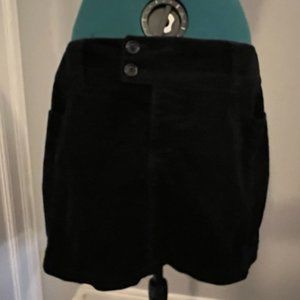 Super-Cute Black Corduroy School girl mini skirt - SZ 11